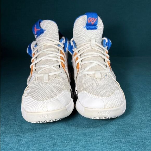 Size 7Y/8.5Women - Nike Jordan Why Not 0.2 OKC Home shoes - Picture 4 of 9